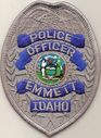 Filename=Emmett-Police-Department-Patch-Idaho.jpg
Filesize=96KB
Dimensions=350x480
Date added=May 24, 2008 Emmett-Police-Department-Patch-Idaho.jpg