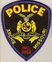 Filename=Archie-Police-Department-Patch-Missouri.jpg
Filesize=95KB
Dimensions=404x480
Date added=Apr 15, 2008 Archie-Police-Department-Patch-Missouri.jpg